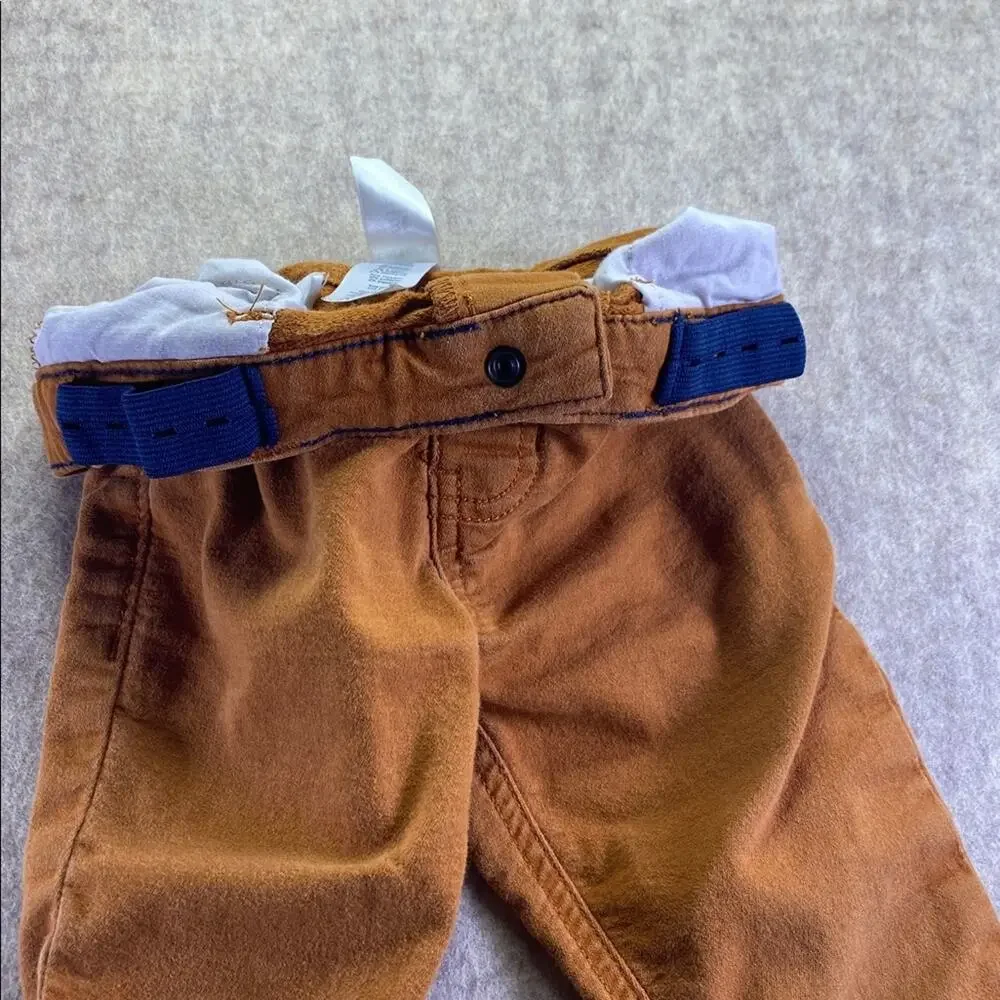 Carter's Brown Adjustable Waist Casual Kids Pants Size 3T